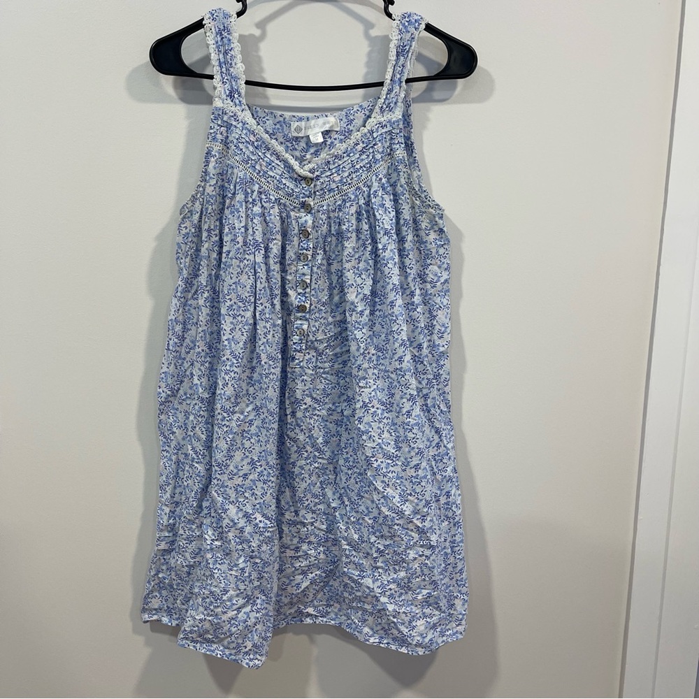 Eileen West Ballet Floral Nightgown Size M Floral Trad Wife Cottagecore Fairy